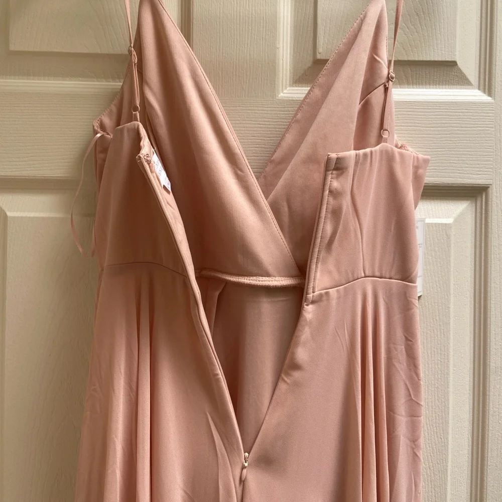✨NWT Morning Lavender Petite Cassidy Flowy Maxi Dress, Blush Pink - Picture 8 of 14